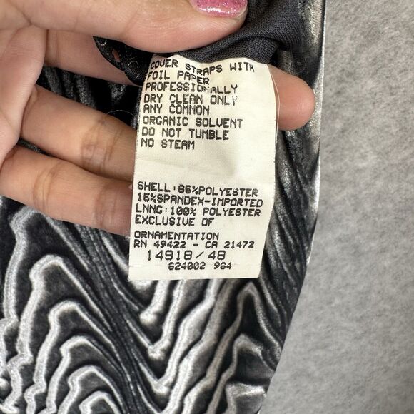 Scott McClintock Vtg. 90s Maxi Dress Size 14 Dark Feminine‎ Whimsigoth Y2K Fairy - Picture 14 of 16